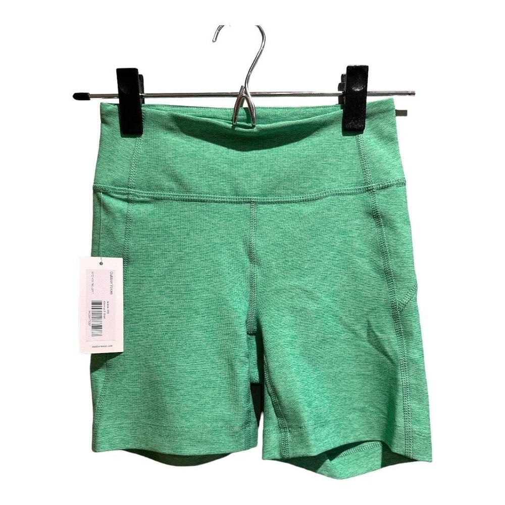 Outdoor Voices Warmup 5" Short XXS Jadeite Green Heather High Rise NWT